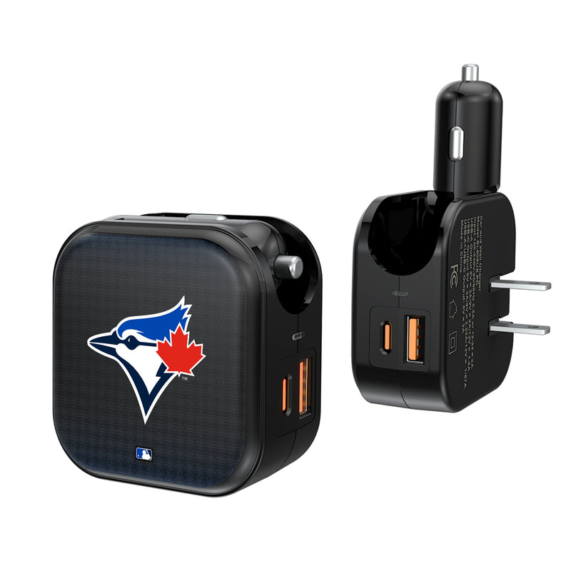 Toronto Blue Jays Linen 2 in 1 USB A/C Charger