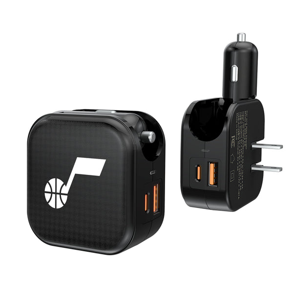 Utah Jazz Linen 2 in 1 USB A/C Charger