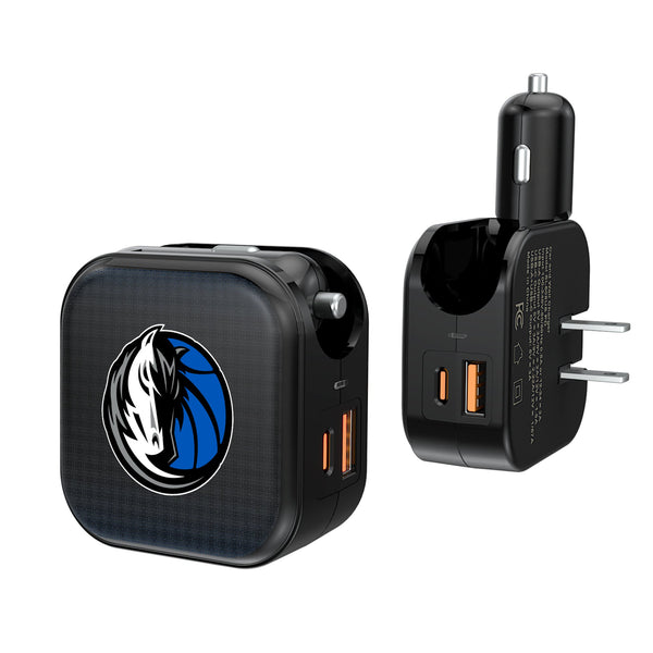 Dallas Mavericks Linen 2 in 1 USB A/C Charger