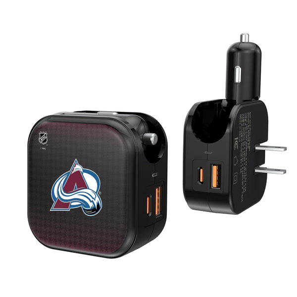 Colorado Avalanche Linen 2 in 1 USB A/C Charger