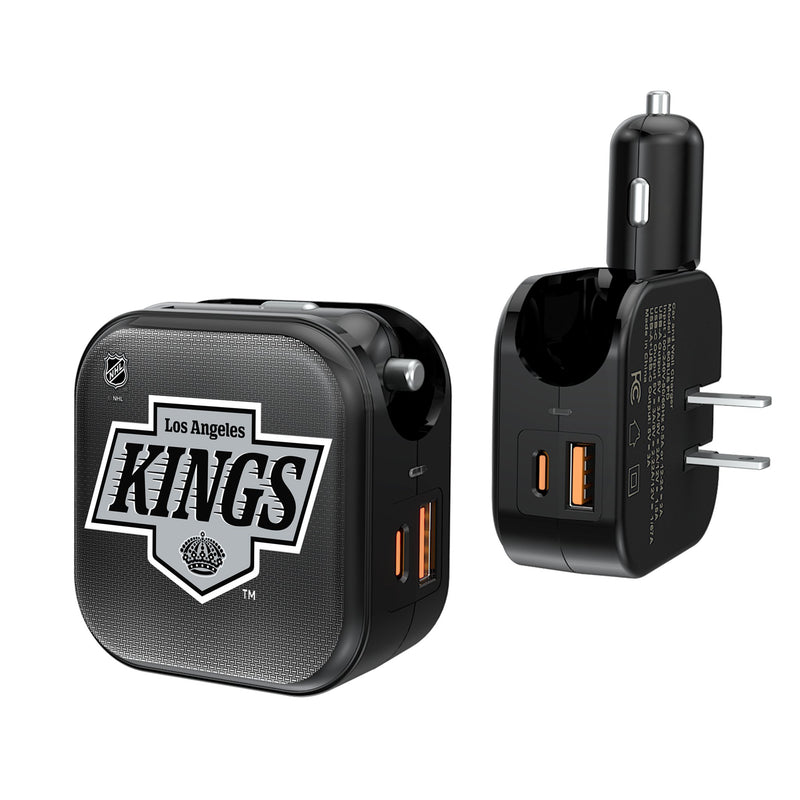 LA Kings Linen 2 in 1 USB A/C Charger