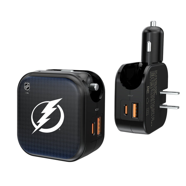 Tampa Bay Lightning Linen 2 in 1 USB A/C Charger