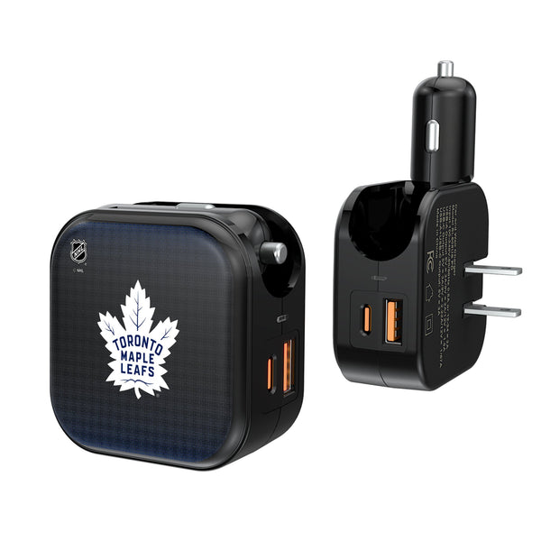 Toronto Maple Leafs Linen 2 in 1 USB A/C Charger