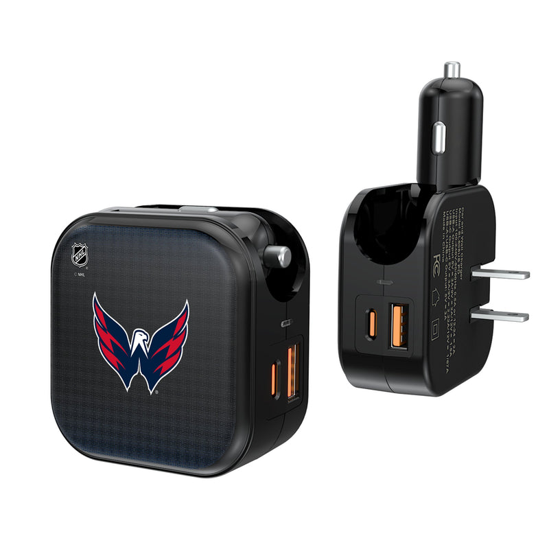 Washington Capitals Linen 2 in 1 USB A/C Charger