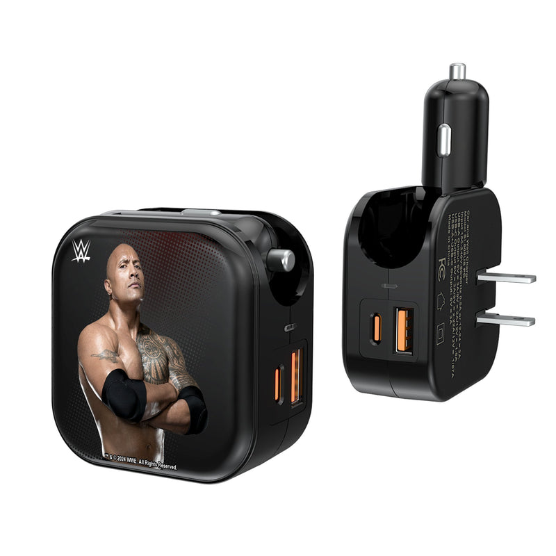 The Rock Superstar 2 in 1 USB A/C Charger