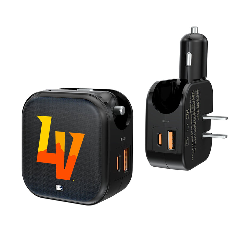 Las Vegas Aviators Linen 2 in 1 USB A/C Charger