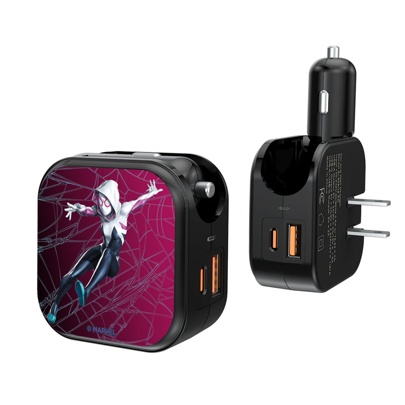 Marvel Spider-Gwen MechLine 2 in 1 USB A/C Charger