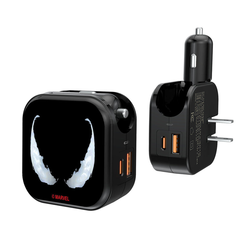 Marvel Venom Badge 2 in 1 USB A/C Charger