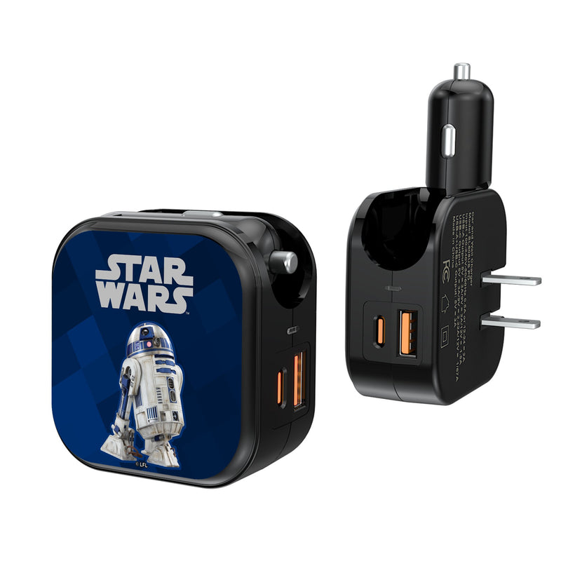 Star Wars R2-D2 Color Block 2 in 1 USB A/C Charger