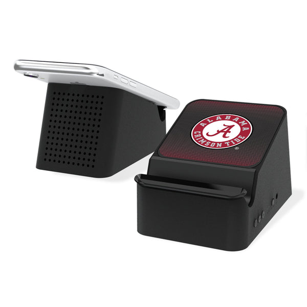 University of Alabama Crimson Tide Linen Wireless Charging Station and Bluetooth Speaker