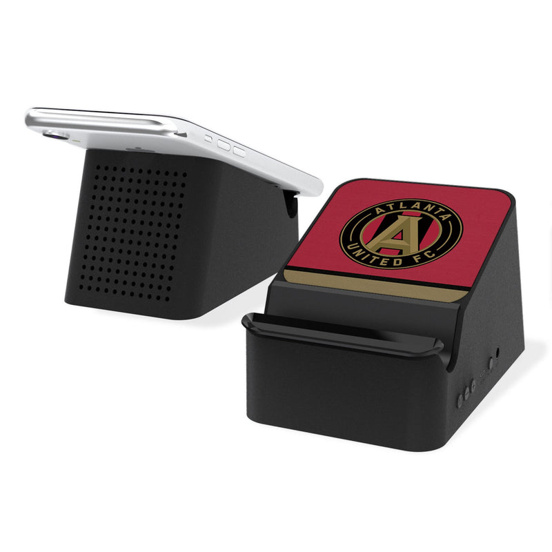 Atlanta United FC  Stripe Wireless Charging Station and Bluetooth Speaker