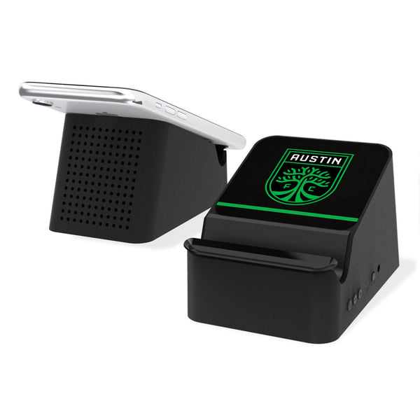 Austin FC  Stripe Wireless Charging Station and Bluetooth Speaker