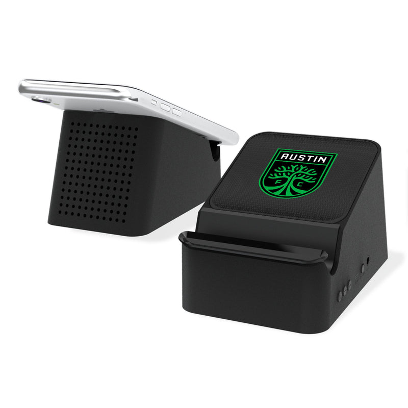 Austin FC  Linen Wireless Charging Station and Bluetooth Speaker