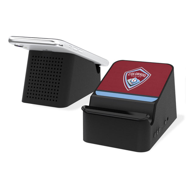 Colorado Rapids  Stripe Wireless Charging Station and Bluetooth Speaker