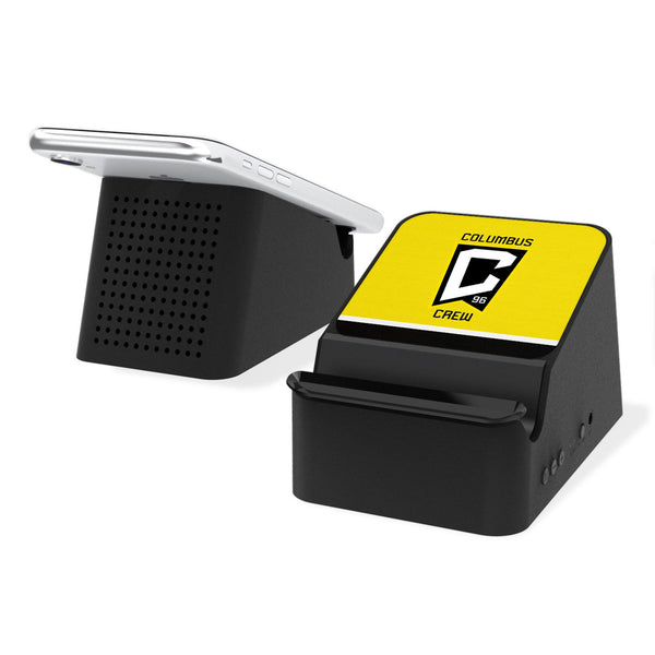 Columbus Crew  Stripe Wireless Charging Station and Bluetooth Speaker