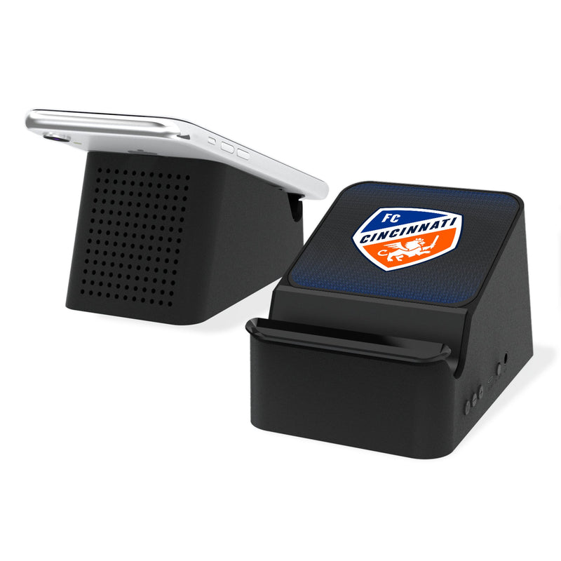 FC Cincinnati  Linen Wireless Charging Station and Bluetooth Speaker