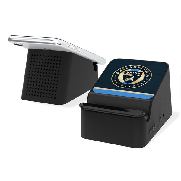 Philadelphia Union   Stripe Wireless Charging Station and Bluetooth Speaker