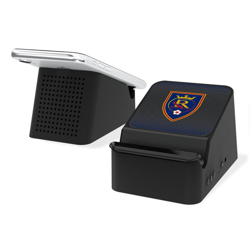 Real Salt Lake   Linen Wireless Charging Station and Bluetooth Speaker