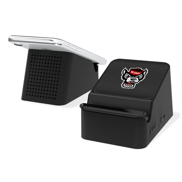 North Carolina State University Wolfpack Linen Wireless Charging Station and Bluetooth Speaker