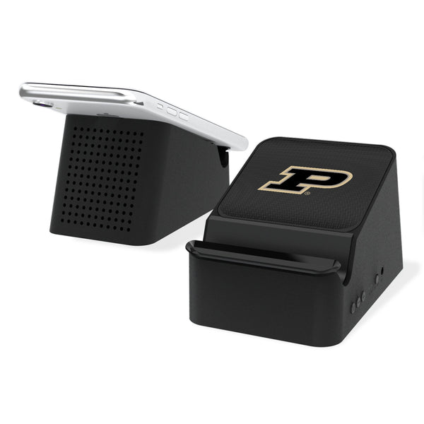 Purdue University Boilermakers Linen Wireless Charging Station and Bluetooth Speaker