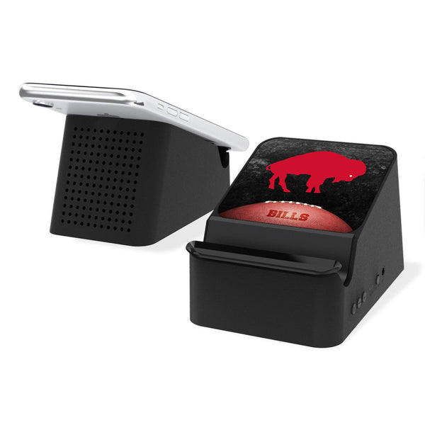 Buffalo Bills Historic Collection Legendary Wireless Charging Station and Bluetooth Speaker