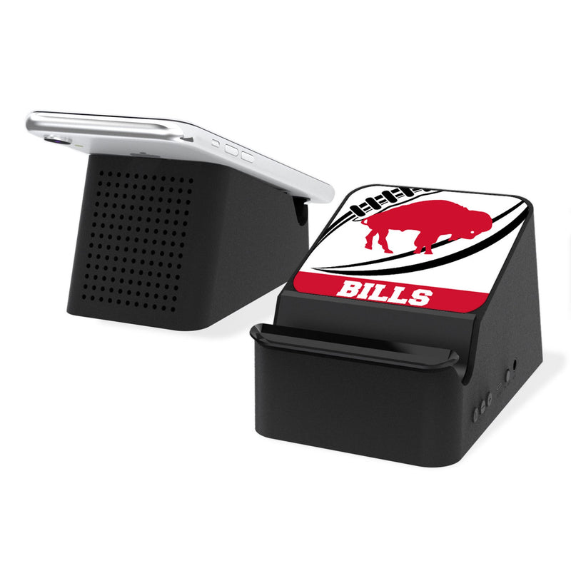 Buffalo Bills Historic Collection Passtime Wireless Charging Station and Bluetooth Speaker