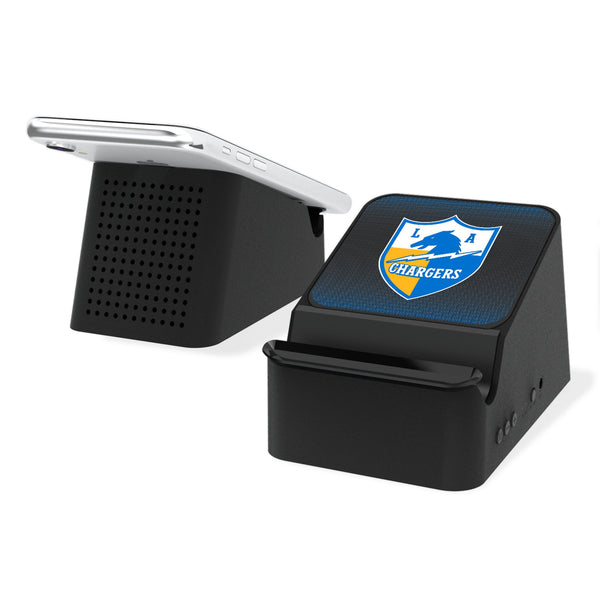 Los Angeles Chargers Historic Collection Linen Wireless Charging Station and Bluetooth Speaker