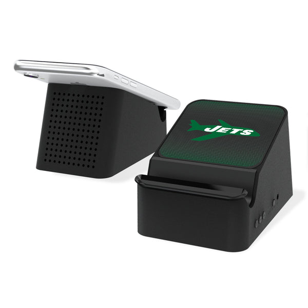 New York Jets 1963 Historic Collection Linen Wireless Charging Station and Bluetooth Speaker