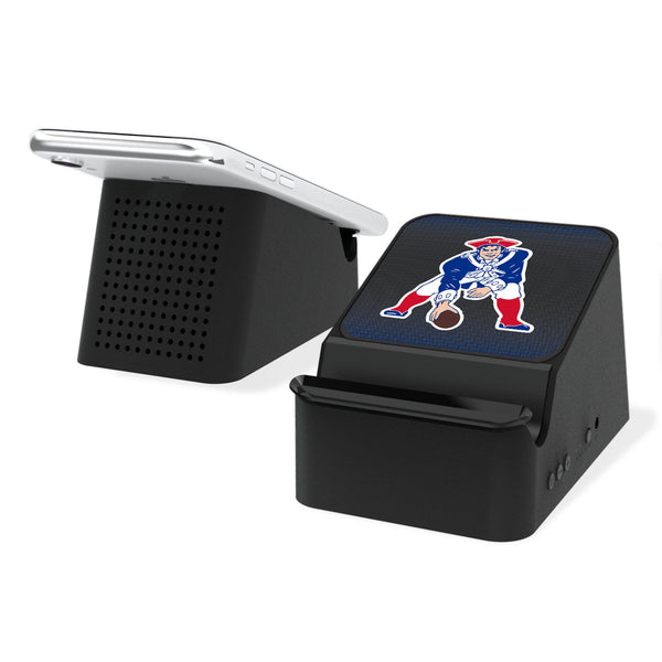 New England Patriots Historic Collection Linen Wireless Charging Station and Bluetooth Speaker