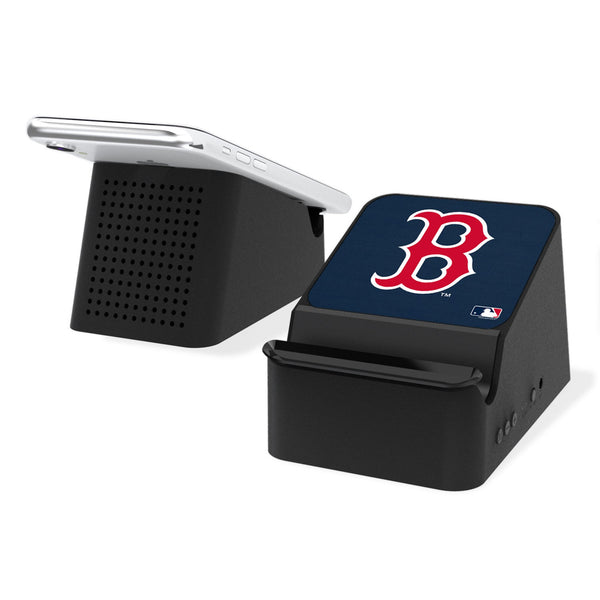 Boston Red Sox Solid Wireless Charging Station and Bluetooth Speaker