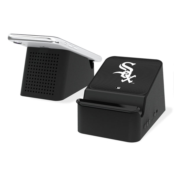 Chicago White Sox Linen Wireless Charging Station and Bluetooth Speaker