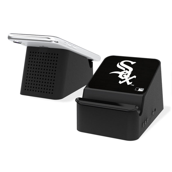 Chicago White Sox Solid Wireless Charging Station and Bluetooth Speaker