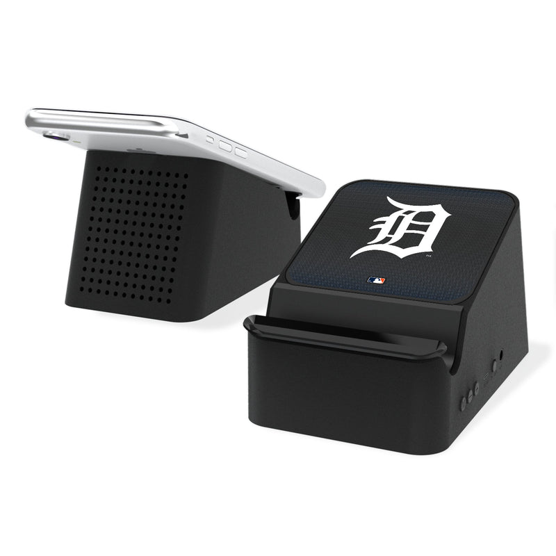 Detroit Tigers Linen Wireless Charging Station and Bluetooth Speaker