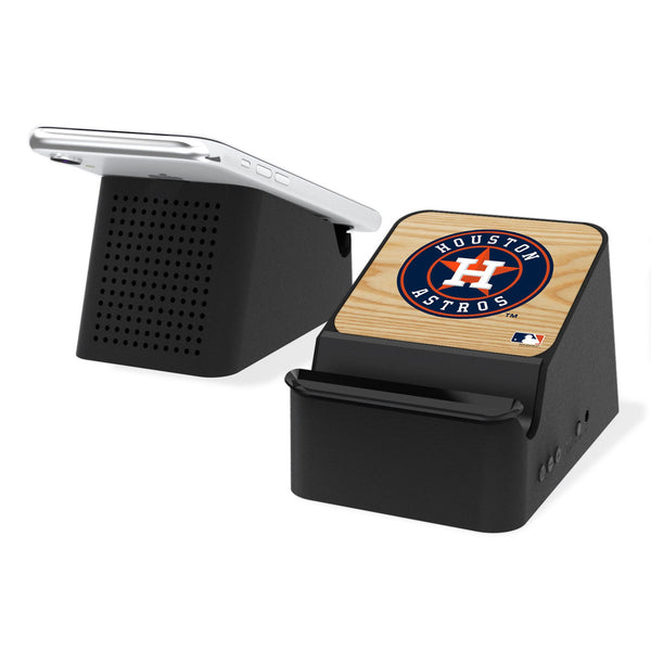 Houston Astros Baseball Bat Wireless Charging Station and Bluetooth Speaker