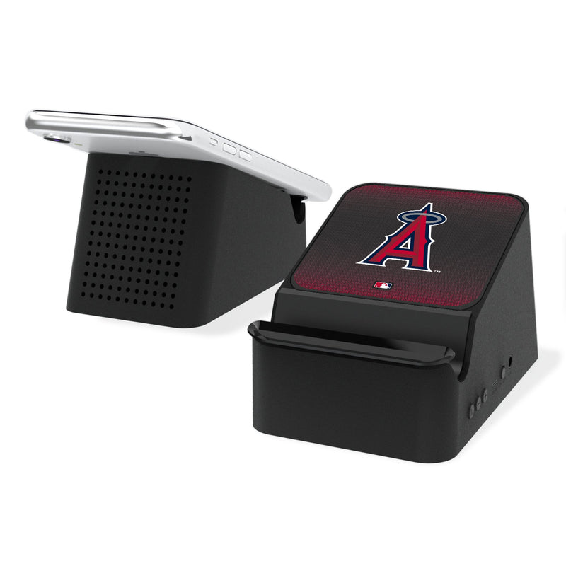 Los Angeles Angels Linen Wireless Charging Station and Bluetooth Speaker