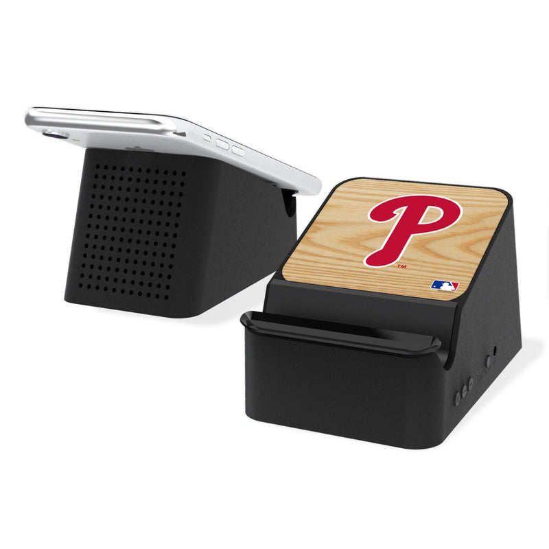 Philadelphia Phillies Baseball Bat Wireless Charging Station and Bluetooth Speaker