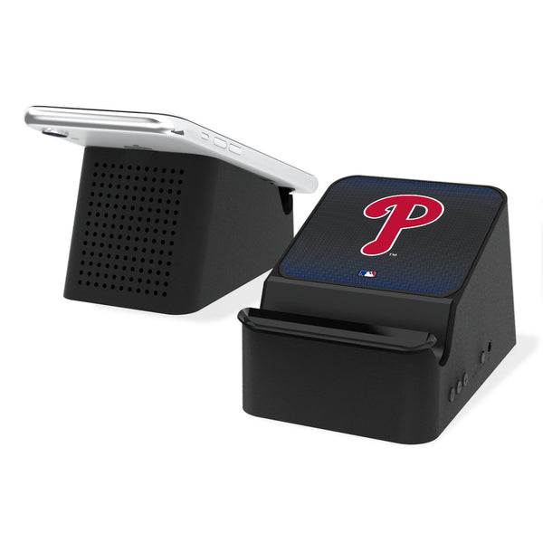 Philadelphia Phillies Linen Wireless Charging Station and Bluetooth Speaker