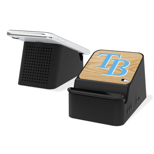 Tampa Bay Rays Baseball Bat Wireless Charging Station and Bluetooth Speaker