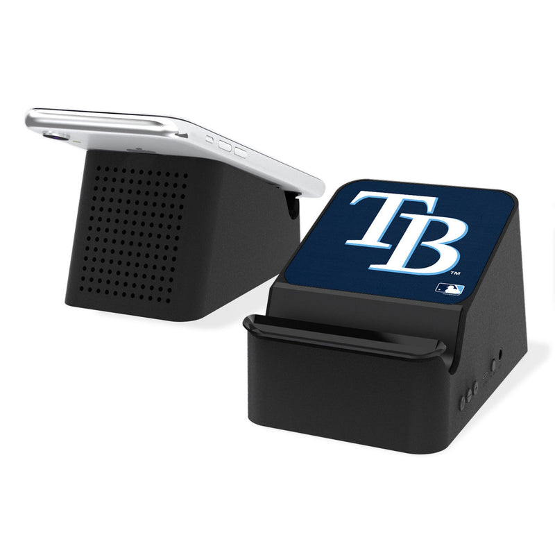 Tampa Bay Rays Solid Wireless Charging Station and Bluetooth Speaker