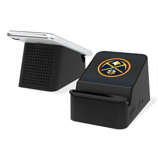 Denver Nuggets Linen Wireless Charging Station and Bluetooth Speaker