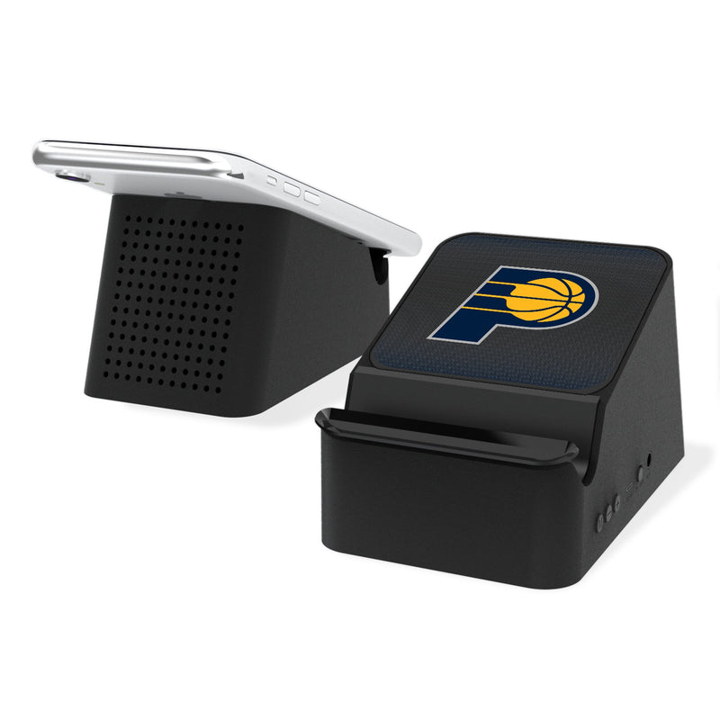 Indiana Pacers Linen Wireless Charging Station and Bluetooth Speaker