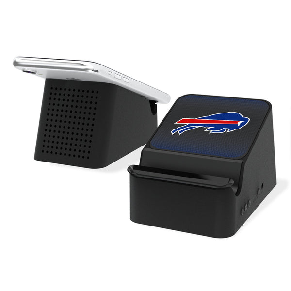 Buffalo Bills Linen Wireless Charging Station and Bluetooth Speaker