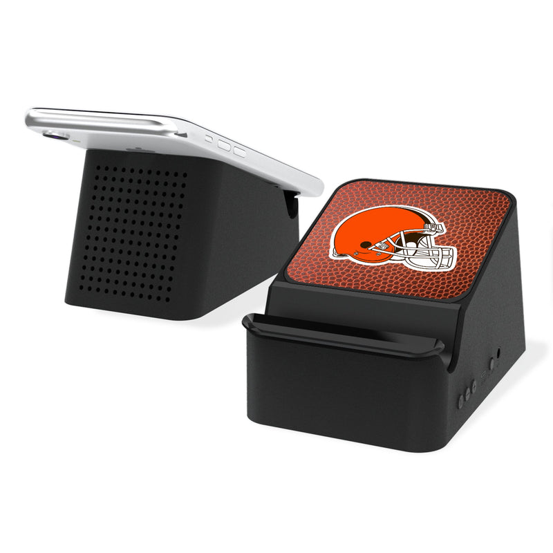 Cleveland Browns Football Wireless Charging Station and Bluetooth Speaker