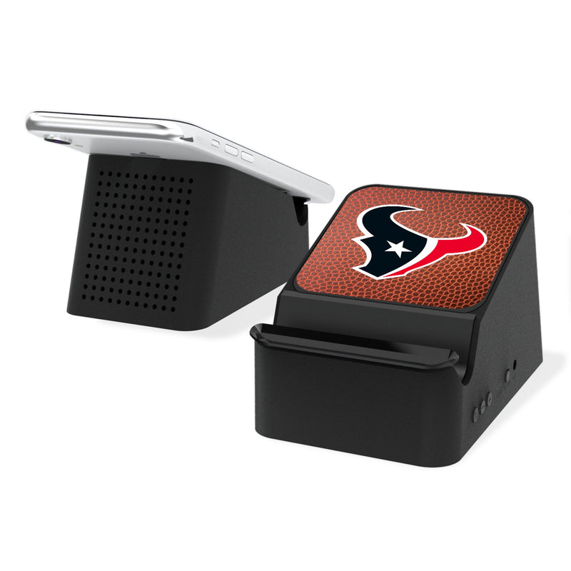 Houston Texans Football Wireless Charging Station and Bluetooth Speaker