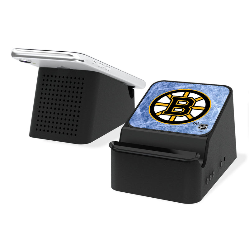 Boston Bruins Ice Flood Wireless Charging Station and Bluetooth Speaker