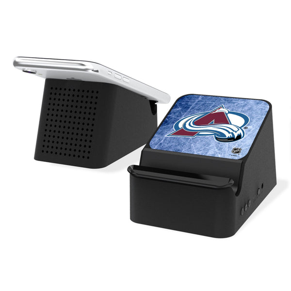 Colorado Avalanche Ice Flood Wireless Charging Station and Bluetooth Speaker