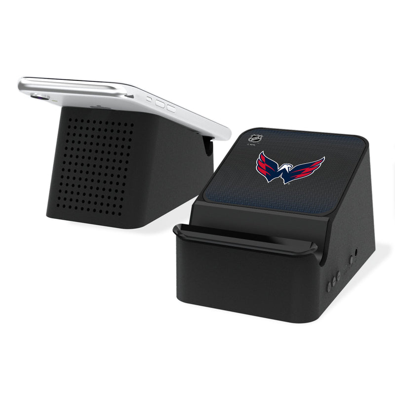 Washington Capitals Linen Wireless Charging Station and Bluetooth Speaker