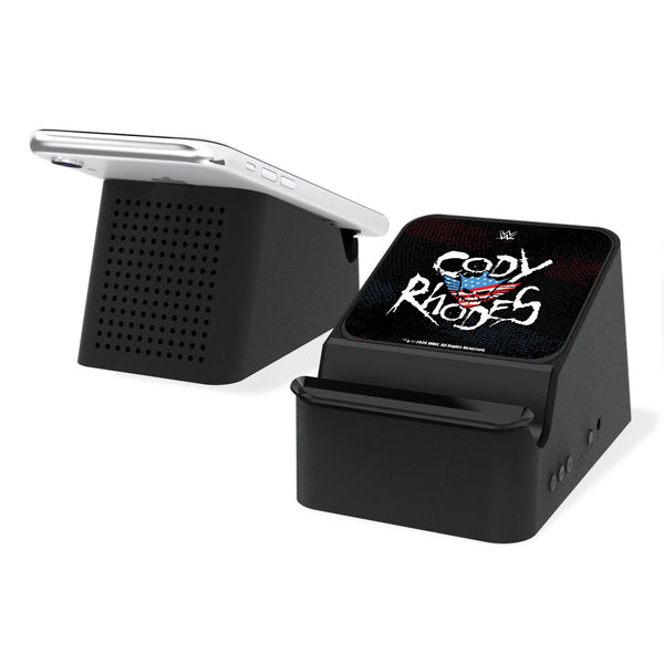 Cody Rhodes Steel Wireless Charging Station and Bluetooth Speaker