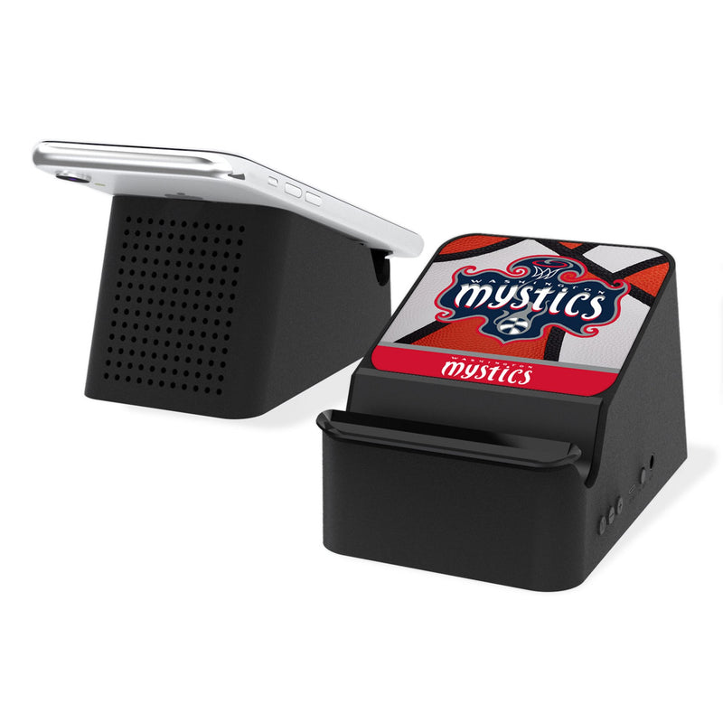 Washington Mystics Basketball Wireless Charging Station and Bluetooth Speaker