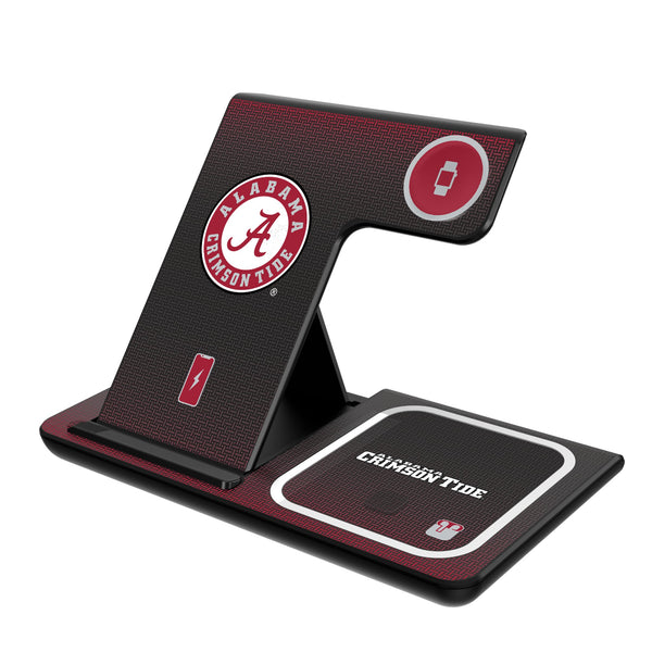 University of Alabama Crimson Tide Linen 3 in 1 Charging Station